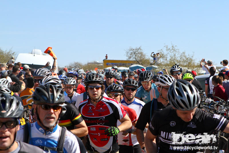 The start of the 24 Hours of Old Pueblo is like running of the bulls.